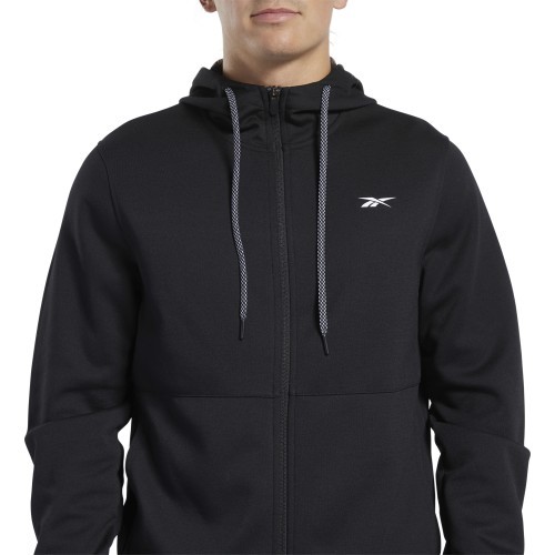 Толстовка Reebok Wor Dbl Kn Fz Hood Black FK6236