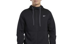 Reebok Wor Dbl Kn Fz Hood Zip Hoodie Black FK6236