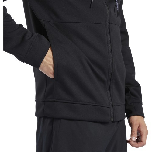 Толстовка Reebok Wor Dbl Kn Fz Hood Black FK6236