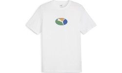 Puma Marškinėliai Vyrams Graphics Execution Tee White 680183 02