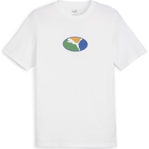 Мужская футболка Puma Graphics Execution Tee, белая 680183 02