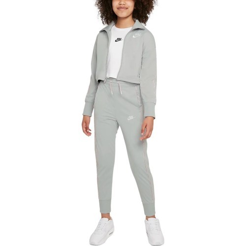 Спортивный костюм для девочек Nike G NSW HW Trk Suit серый DD6302 077