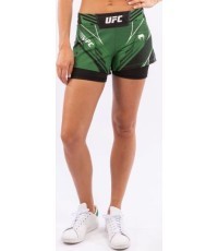 UFC Venum Authentic Fight Night Women's Shorts - Short Fit - Green