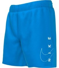 Плавательные шорты для подростков Nike B Split Lgo Volley Short 4" синие NESSC781 458