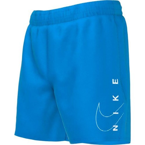 Плавательные шорты для подростков Nike B Split Lgo Volley Short 4" синие NESSC781 458