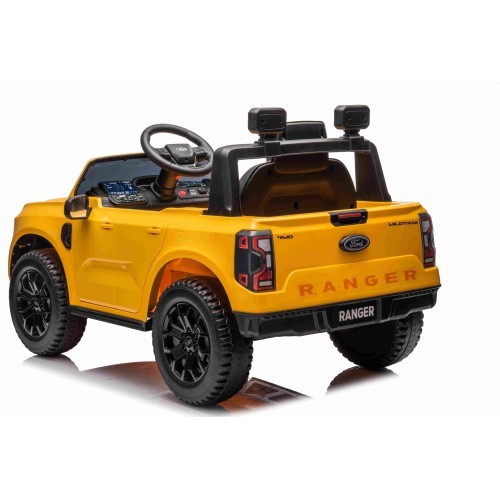 Elektromobilis Ford Ranger LIFT, geltonas