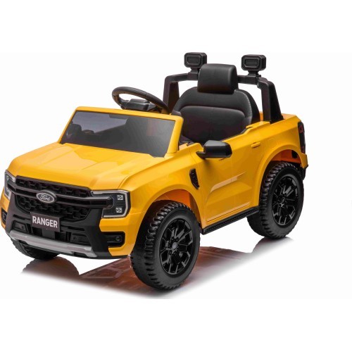 Elektromobilis Ford Ranger LIFT, geltonas