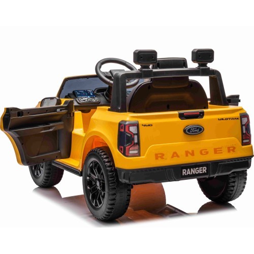 Elektromobilis Ford Ranger LIFT, geltonas