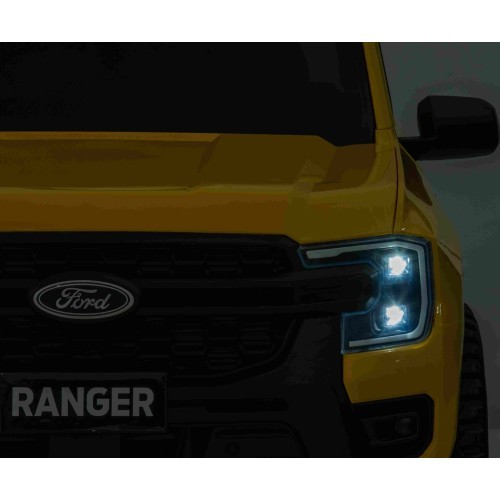 Elektromobilis Ford Ranger LIFT, geltonas