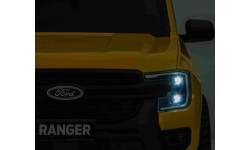 Elektromobilis Ford Ranger LIFT, geltonas