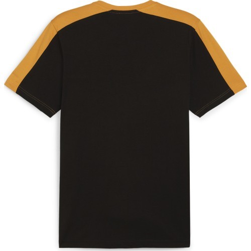 Мужская футболка Puma Ess Block X Tape Black Yellow 673341 91