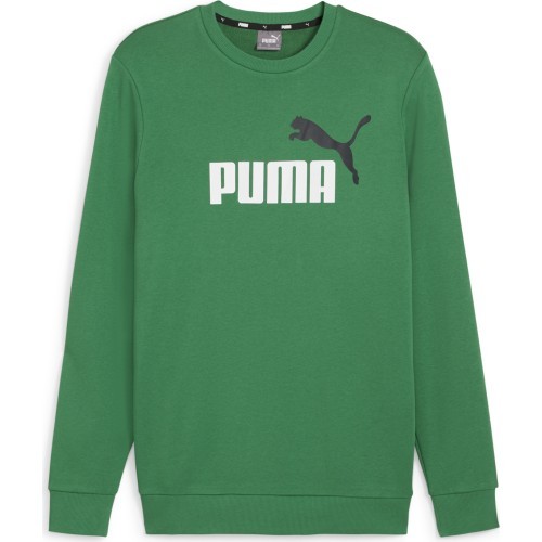 Puma Ess+ 2 Col Big Logo Men's Sweatshirt Green 586763 86