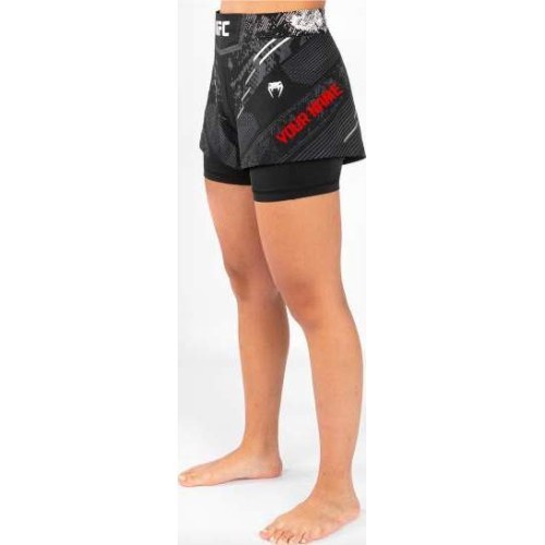 UFC Adrenaline by Venum Personalized Authentic Fight Night Women’s Fight Short - Black
