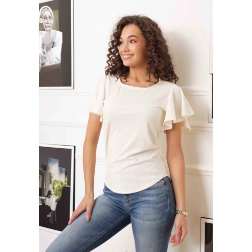 Glo Story Women's Blouse White WPO 4440-2
