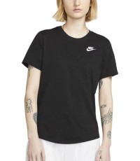 Nike W NSW Club SS Tee Women's Top, Black DX7902 010