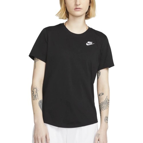 Женская футболка Nike W NSW Club SS Tee, чёрная DX7902 010