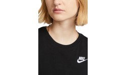 Женская футболка Nike W NSW Club SS Tee, чёрная DX7902 010
