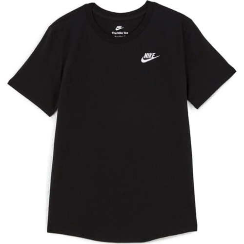 Женская футболка Nike W NSW Club SS Tee, чёрная DX7902 010