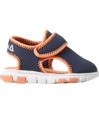 Детские сандалии Reebok Wave Glider III чёрно-оранжевые CN8615