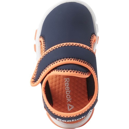 Детские сандалии Reebok Wave Glider III чёрно-оранжевые CN8615