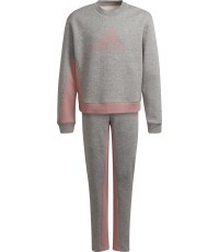 Спортивный костюм для девочек Adidas G Bos Co Ts Grey Pink H57225