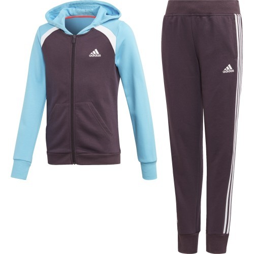 Спортивный костюм для девочек Adidas G Hood Cot Ts1 Purple Blue GE0711