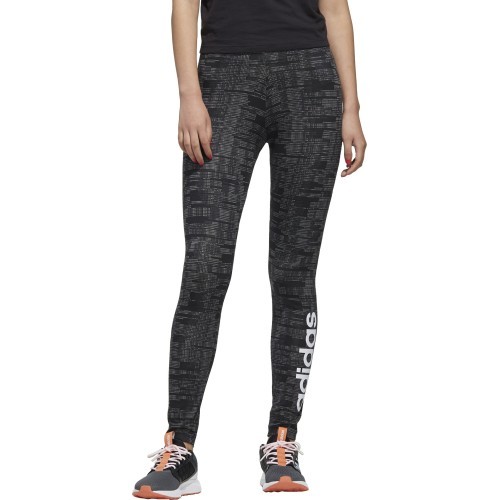 Adidas W E Aop Tig Women's Leggings Grey Black FL0162