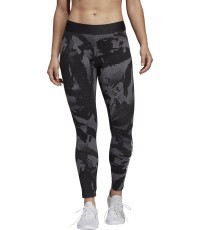 Adidas Tamprės Moterims W E AOP Tights Black Grey DP2365