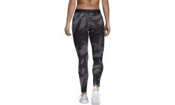 Легинсы женские Adidas W E AOP чёрно-серые DP2365
