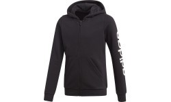 Adidas Girls' Sweatshirt Yg E Lin Fz Hd Black EH6124