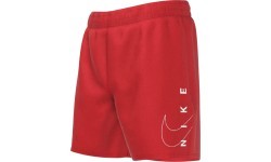 Nike Swim Shorts Junior Nk B Split Lgo 4'' Volley Short Red NESSC781 614