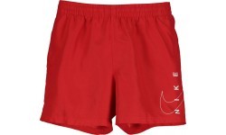 Плавательные шорты Nike для подростков Nk B Split Lgo 4'' Volley Short Red NESSC781 614