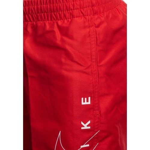 Плавательные шорты Nike для подростков Nk B Split Lgo 4'' Volley Short Red NESSC781 614