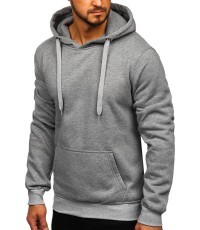 J.Style Men's Sweatshirt Grey 68B2009-2