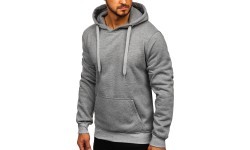 J.Style Men's Sweatshirt Grey 68B2009-2