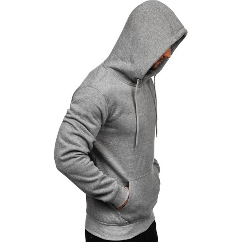 J.Style Men's Sweatshirt Grey 68B2009-2