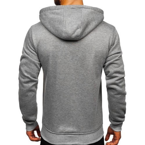 J.Style Men's Sweatshirt Grey 68B2009-2