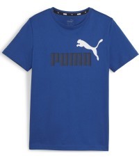Puma Marškinėliai Paaugliams Ess+ 2 Col Logo Tee Blue 586985 21
