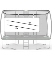 Ultim Safety Net DLX XL ECO apsauginio tinklo stovų vamzdžių rinkinys 410