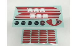 Lipdukų rinkinys Buzzy Fiat 500