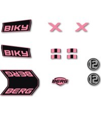 Biky lipdukų rinkinys Retro Pink
