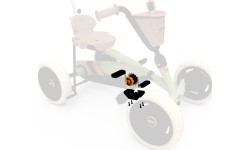 Buzzy 2-in-1 alkūninis velenas su pedalais, Retro Green