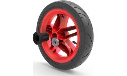 Ratas raudonas 12.5x2.50-9 slick