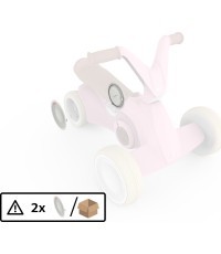 BERG GO² Retro Pink – galinio rato gaubtas (2 vnt.)