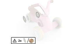BERG GO² Retro Pink – крышка заднего колеса (2 шт.)