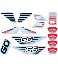 Набор наклеек BERG GO² SparX Red