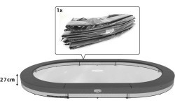 Grand Elite - InGround Padding 520 grey