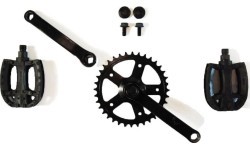Švaistiklių komplektas 90, 28T + pedalai