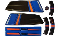 XL rėmas - lipdukų rinkinys Compact Sport
