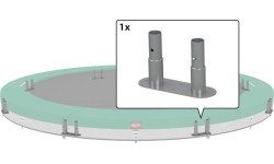 Champion InGround rėmo koja 380